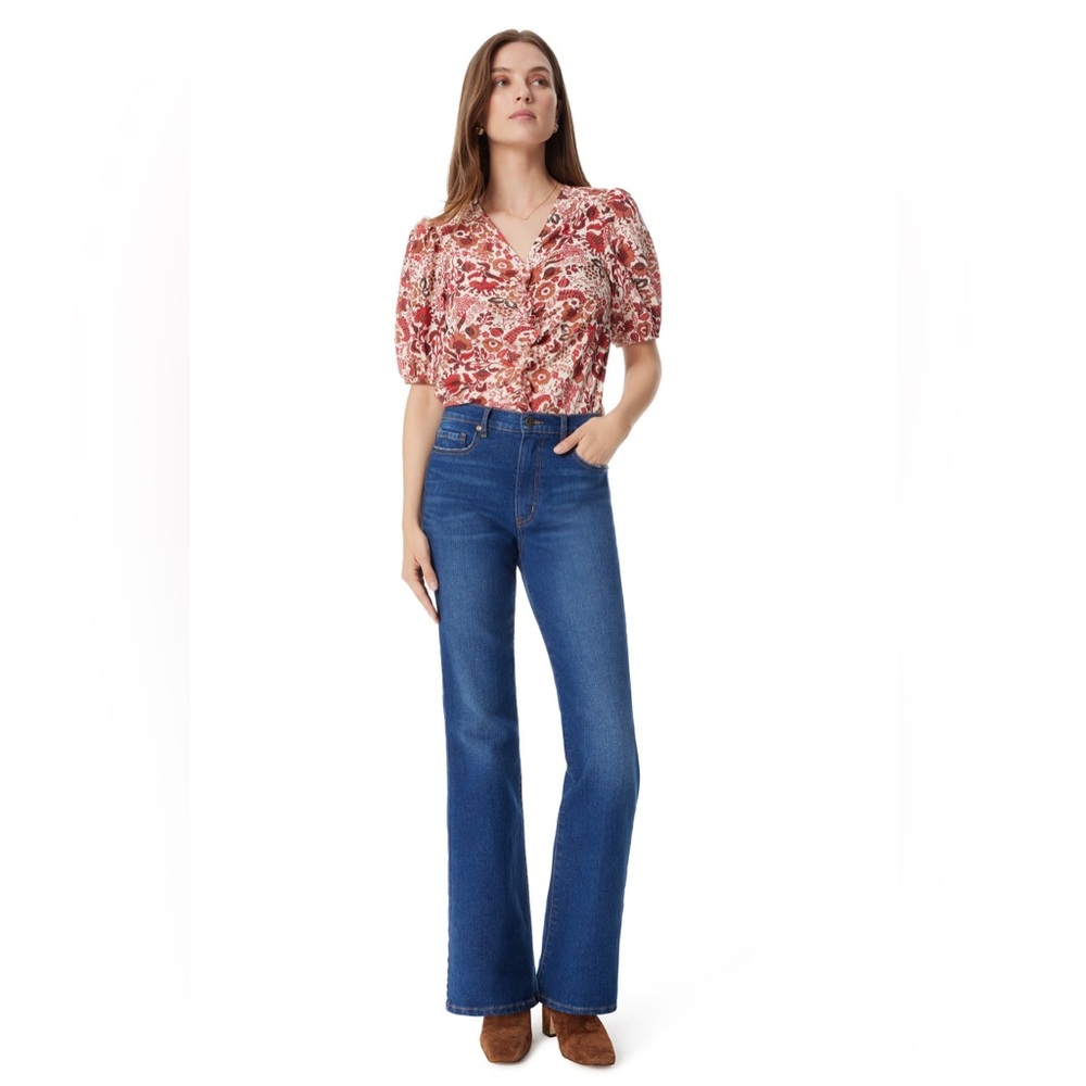 NWOT‎ Sam Edelman Women's Penny High-Rise Bootcut Jeans Blue Size 32